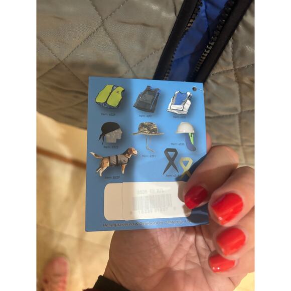 Techniche Hyperkewl Evaporative Cooling Vest S  Blue Motorcycle - Picture 5 of 8